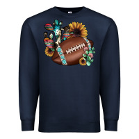 Navy football cactus sunflower Premium Sweatshirt - JahusDesignShop