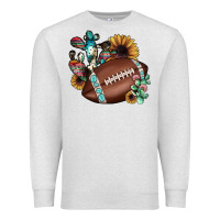 Oatmeal Heather football cactus sunflower Premium Sweatshirt - JahusDesignShop