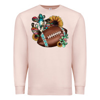 Pale Pink football cactus sunflower Premium Sweatshirt - JahusDesignShop