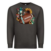 Smoke football cactus sunflower Premium Sweatshirt - JahusDesignShop