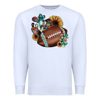 Football Cactus Sunflower Premium Sweatshirt | Teevron