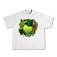 Lunar Rock St. Patrick's Day Tennis Urban Heavy Tee - FaDigitalArtStudio