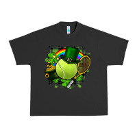 Pigment Black St. Patrick's Day Tennis Urban Heavy Tee - FaDigitalArtStudio