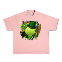 Salmon St. Patrick's Day Tennis Urban Heavy Tee - FaDigitalArtStudio