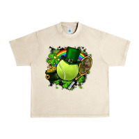 Sandshell St. Patrick's Day Tennis Urban Heavy Tee - FaDigitalArtStudio