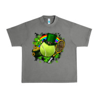 Tornado St. Patrick's Day Tennis Urban Heavy Tee - FaDigitalArtStudio