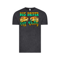 Vintage Black Bus Driver Off Duty Vintage Tee - Jasminsmagicworld