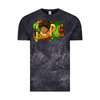 Cloud Black Hope Juneteenth Vintage Tee - FaDigitalArtStudio