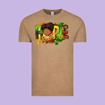 Hope Juneteenth Vintage Tee Designed By Fadigitalartstudio