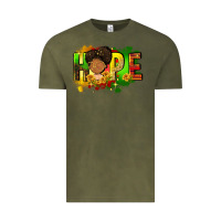 Vintage Olive Hope Juneteenth Vintage Tee - FaDigitalArtStudio