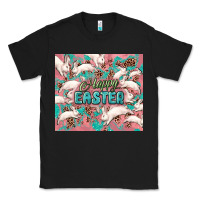Black Easter Bunny  tumbler Easter Day Classic Tee - HowdyJamesFarm