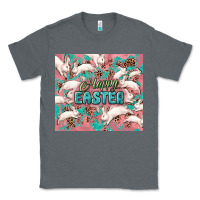 Charcoal Heather Easter Bunny  tumbler Easter Day Classic Tee - HowdyJamesFarm