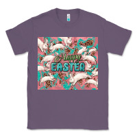 Lavender Easter Bunny  tumbler Easter Day Classic Tee - HowdyJamesFarm