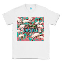 White Easter Bunny  tumbler Easter Day Classic Tee - HowdyJamesFarm