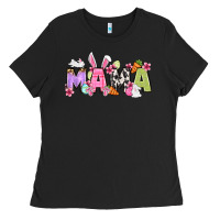 Black Easter mama Ladies Tee - OliviaCreatesArt