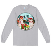 Moon Dust Christmas snowman Long Sleeve Tee - FaDigitalArtStudio