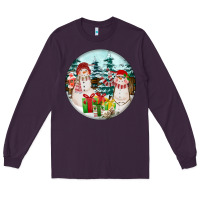 Christmas Snowman Long Sleeve Tee | Teevron