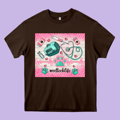 #vettechlife Heavy Core Tee Designed By Tumblerdesignbyshophia