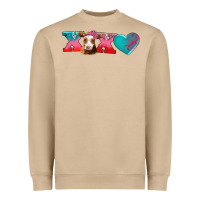 Mushroom xoxo guarnsey cow Heavyweight Sweatshirt - AdoDesignShop