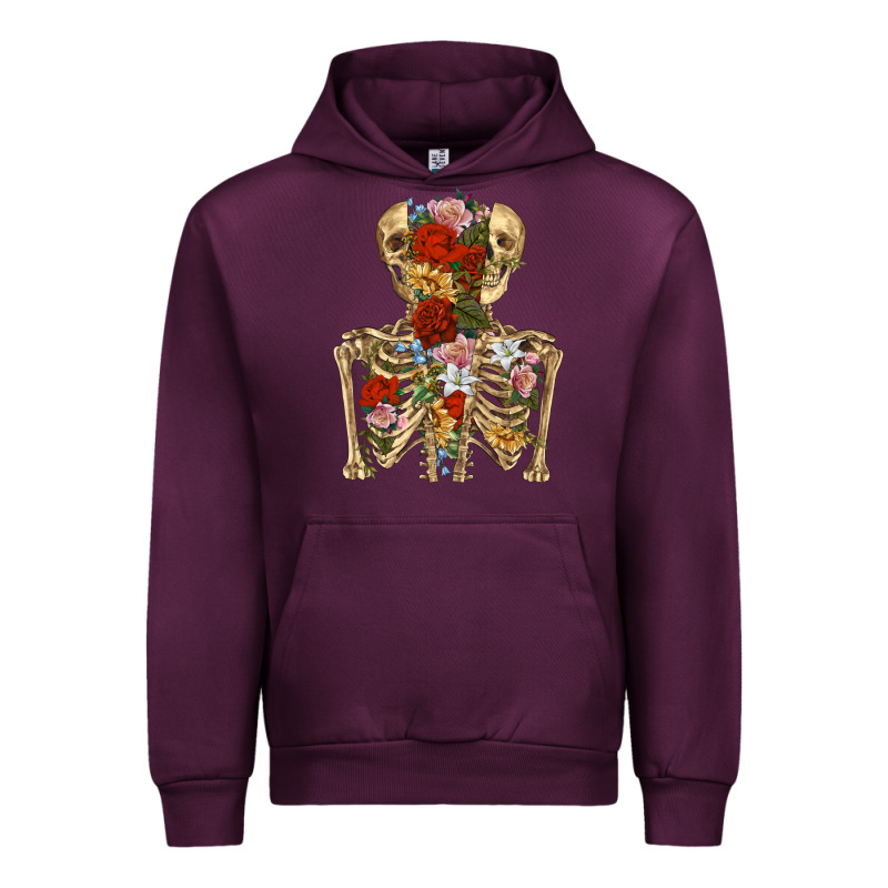 Flower Skeleton Urban Hoodie by RanaPortraitStore | Teevron