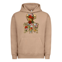 Pigment Burro flower skeleton Urban Hoodie - RanaPortraitStore