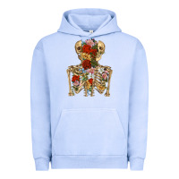 Pigment Grape Ice flower skeleton Urban Hoodie - RanaPortraitStore