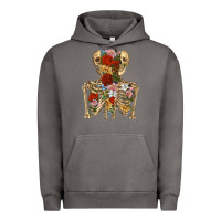 Pigment Tornado flower skeleton Urban Hoodie - RanaPortraitStore