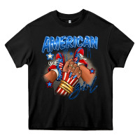 Black Afro american girl sneakers Heavy Core Tee - RanaPortraitStore
