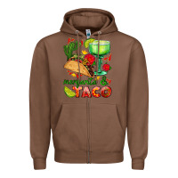 Chestnut margarita and taco Zipper Hoodie - AdoDesignShop