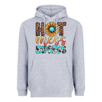 Heather Grey hot mess express Heavyweight Hoodie - JahusDesignShop