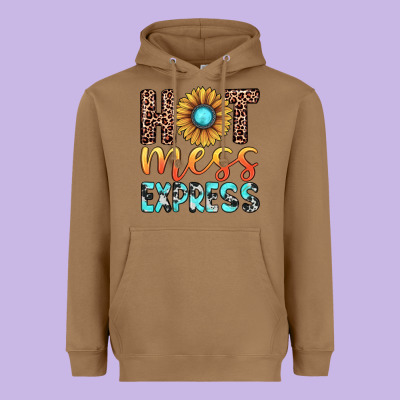 Hot Mess Express Heavyweight Hoodie Designed By Jahusdesignshop