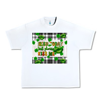 White Irish today but please kiss me st. patricks day Urban Heavy Tee - FaDigitalArtStudio