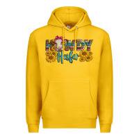 Lemon Western Howdy Heifer With Charolais Cow Premium Hoodie - LillyAllenDesigns