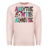 Pale Pink auntie heifer cactus Premium Sweatshirt - JahusDesignShop