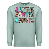 Seafoam auntie heifer cactus Premium Sweatshirt - JahusDesignShop