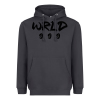 Smoke wrld singer 999 black Heavyweight Hoodie - baoMotion