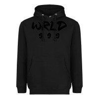 Black wrld singer 999 black Heavyweight Hoodie - baoMotion