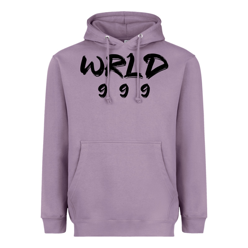 Wrld Singer 999 Black Heavyweight Hoodie by baoMotion | Teevron