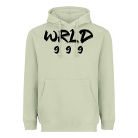 Matcha wrld singer 999 black Heavyweight Hoodie - baoMotion