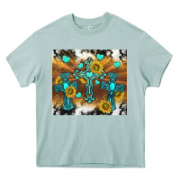 Arona western crosses and sunflowers Heavy Core Tee - TumblerDesignByShophia
