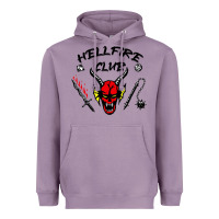Lavender hellfire club strangerthings Heavyweight Hoodie - baoMotion