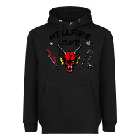 Black hellfire club strangerthings Heavyweight Hoodie - baoMotion