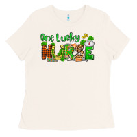 Bone St. Patrick's One lucky Nurse Ladies Tee - OliviaCreatesArt
