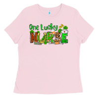 St. Patrick's One Lucky Nurse Ladies Tee | Teevron