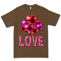 Cacao Love heart balloons Valentine's Day Premium Tee - HowdyJamesFarm