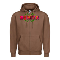 Chestnut bonita Zipper Hoodie - AdoDesignShop