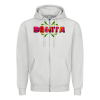 Dove Grey bonita Zipper Hoodie - AdoDesignShop