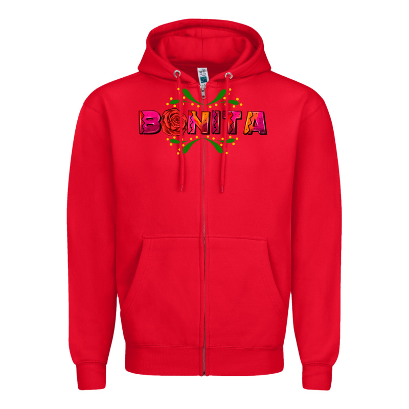 Bonita Zipper Hoodie by AdoDesignShop | Teevron