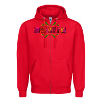Red bonita Zipper Hoodie - AdoDesignShop