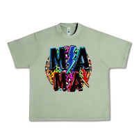 Oil Green Mama lightning bolts Mother's Day Urban Heavy Tee - FaDigitalArtStudio